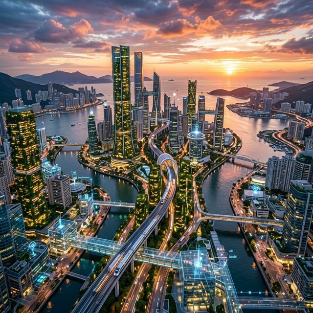 Futuristic Smart City Infrastructure